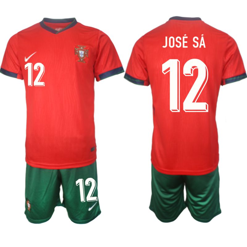 Men 2024-2025 Season Portugal home red #12 Soccer Jersey